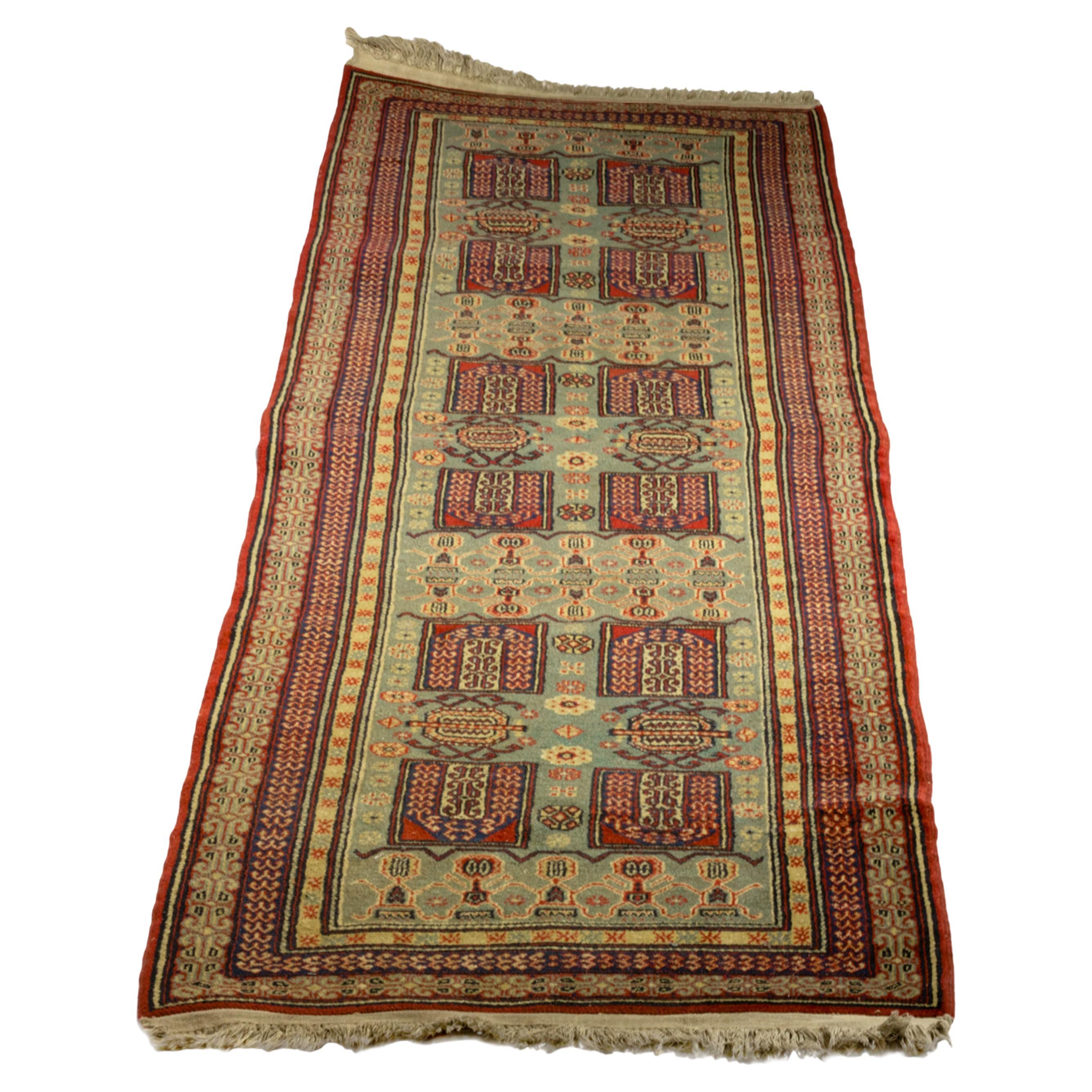 19th-Century Kurdish Persian Rug  124.4 x 59.1 inches