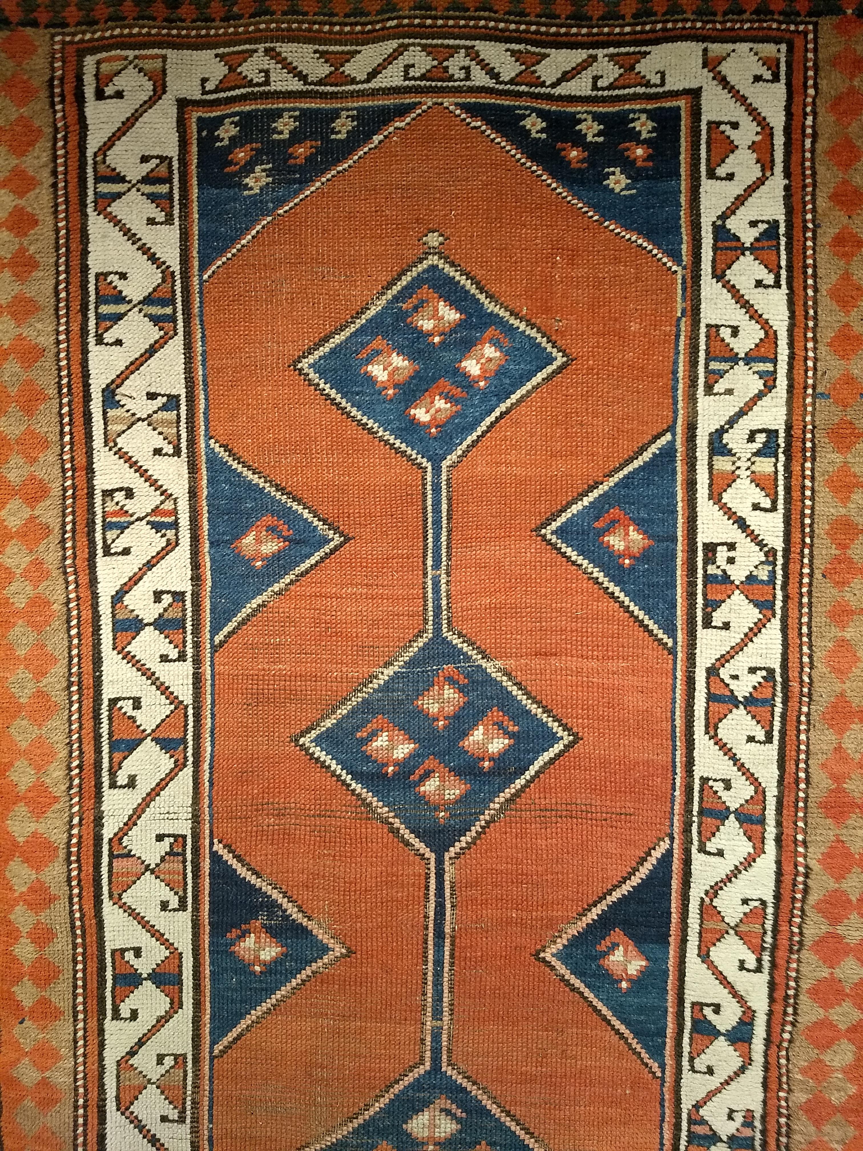 Tintura vegetale Corridore curdo del XIX secolo in vendita