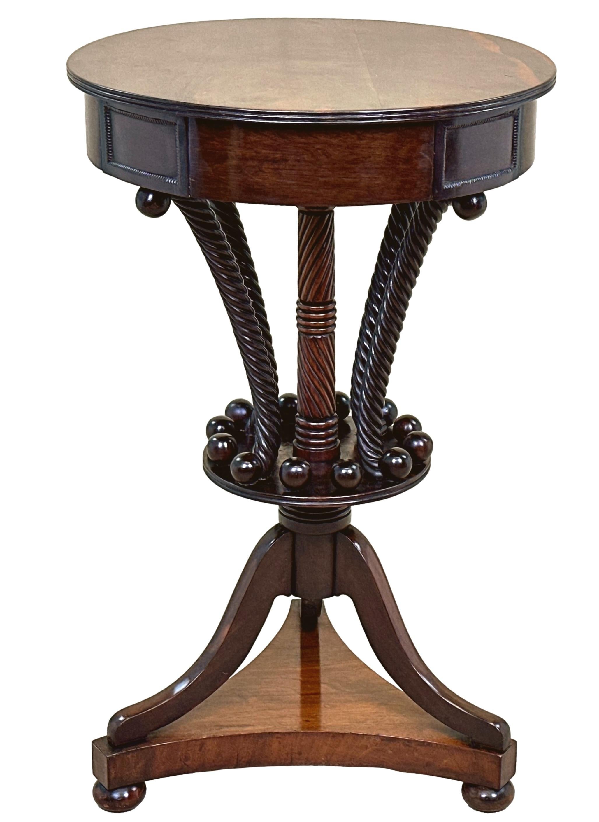 19th Century Laburnum Wood Occasional Table For Sale 5