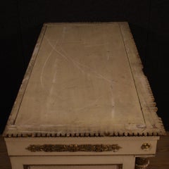 19th Century Lacquered and Giltwood with Marble Top Italian Dresser, 1870