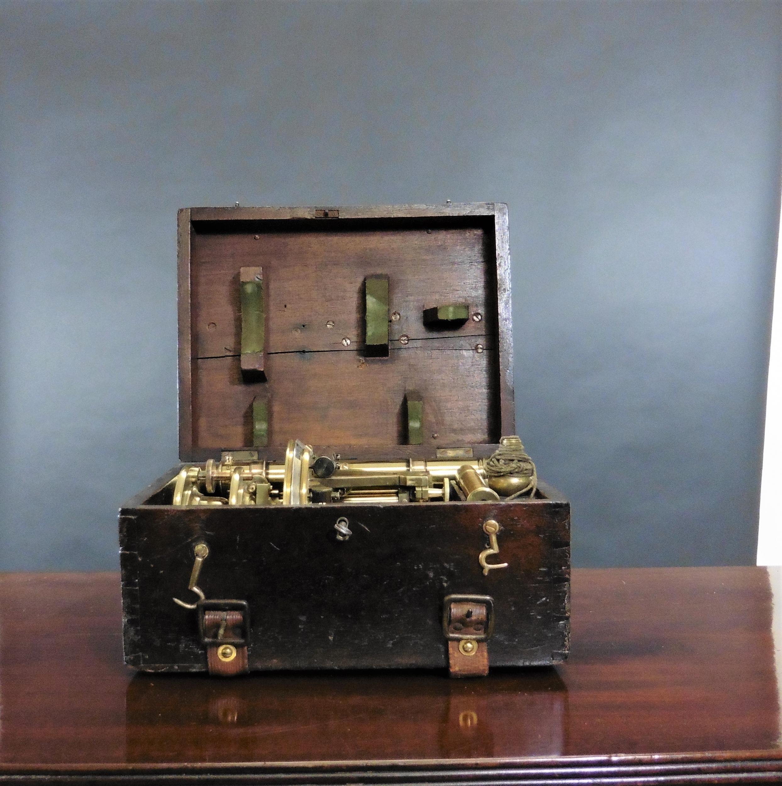 19th Century Lacquered Brass Theodolite by S.P.Cohen, Glasgow 3