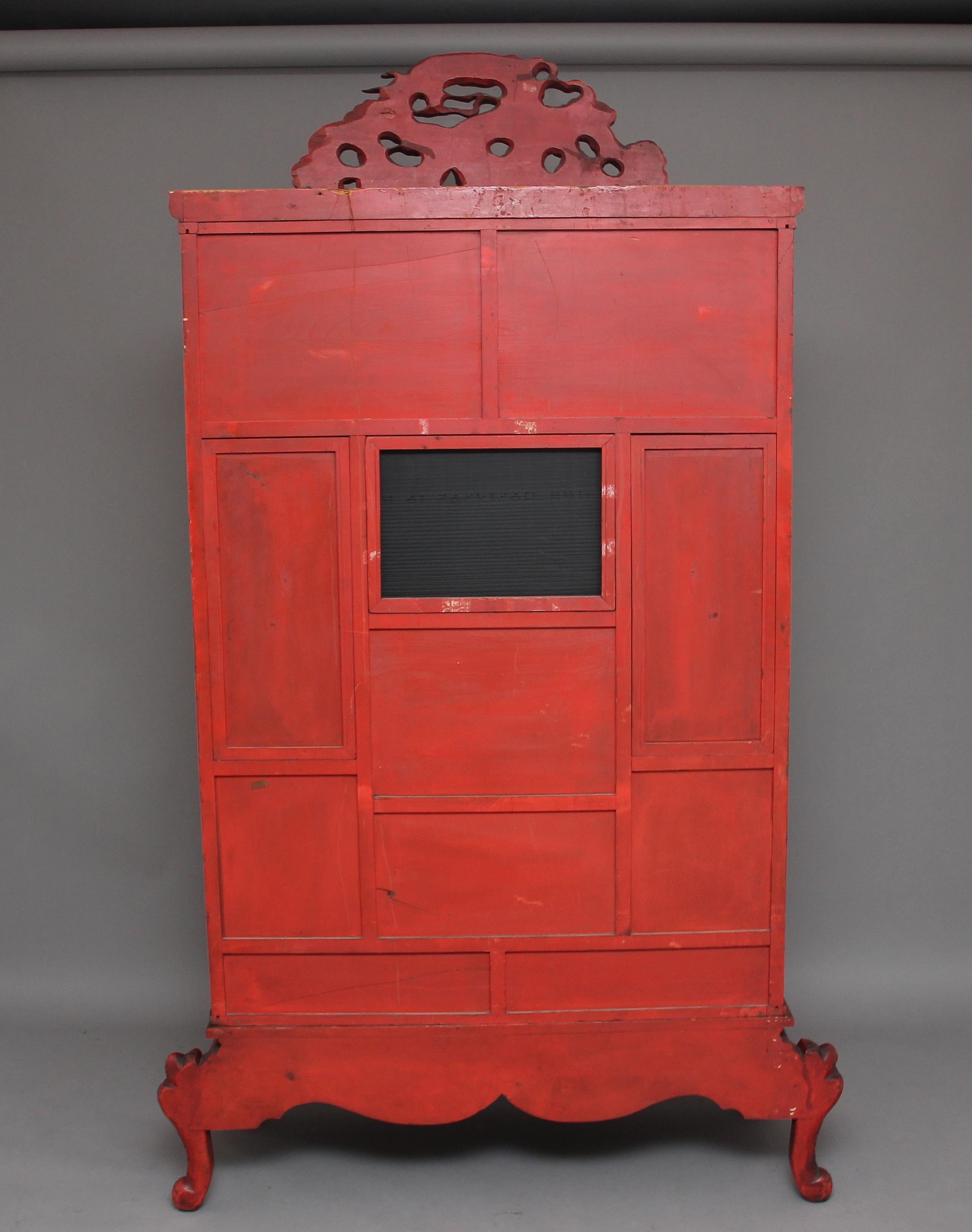 19th Century Lacquered Shodona Cabinet 3