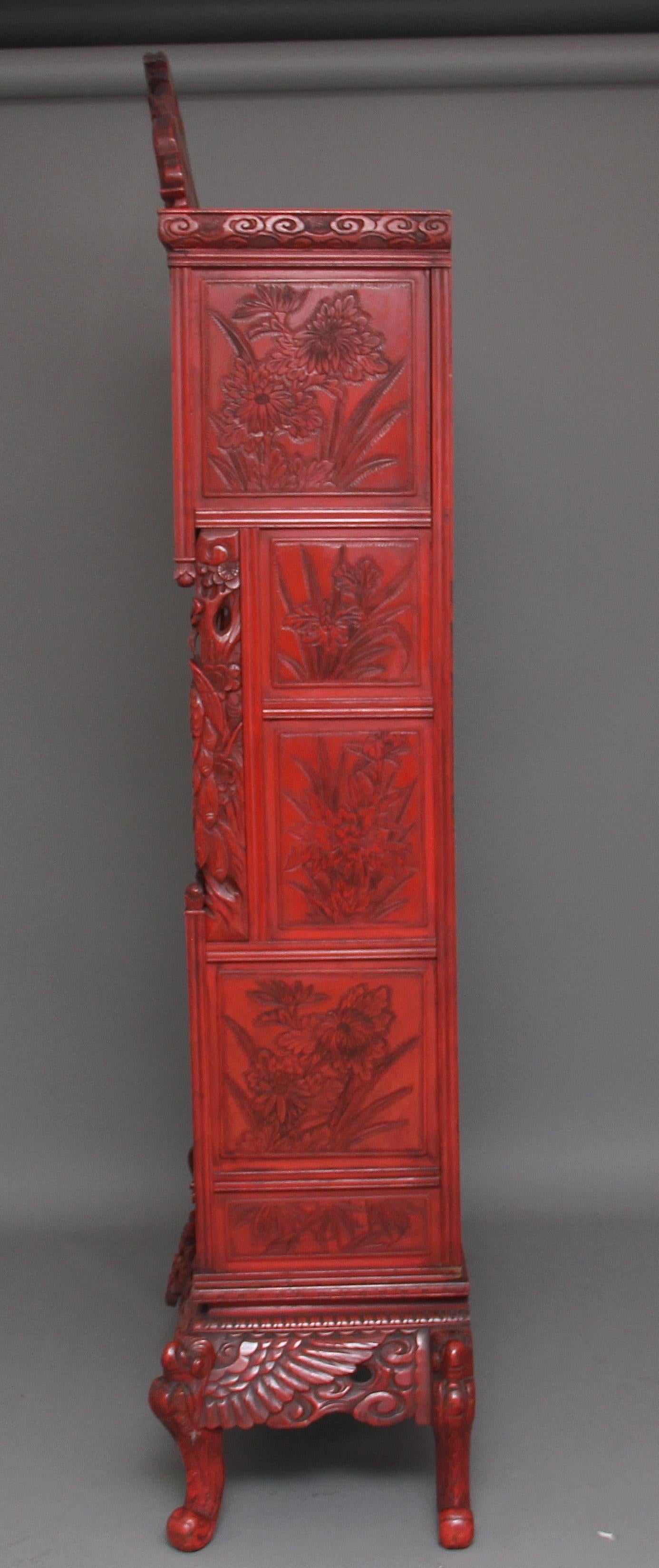 19th Century Lacquered Shodona Cabinet 4