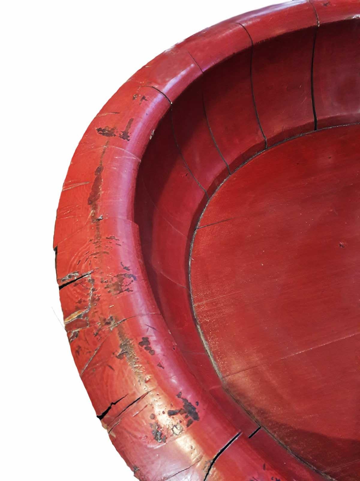 chinese bowl red
