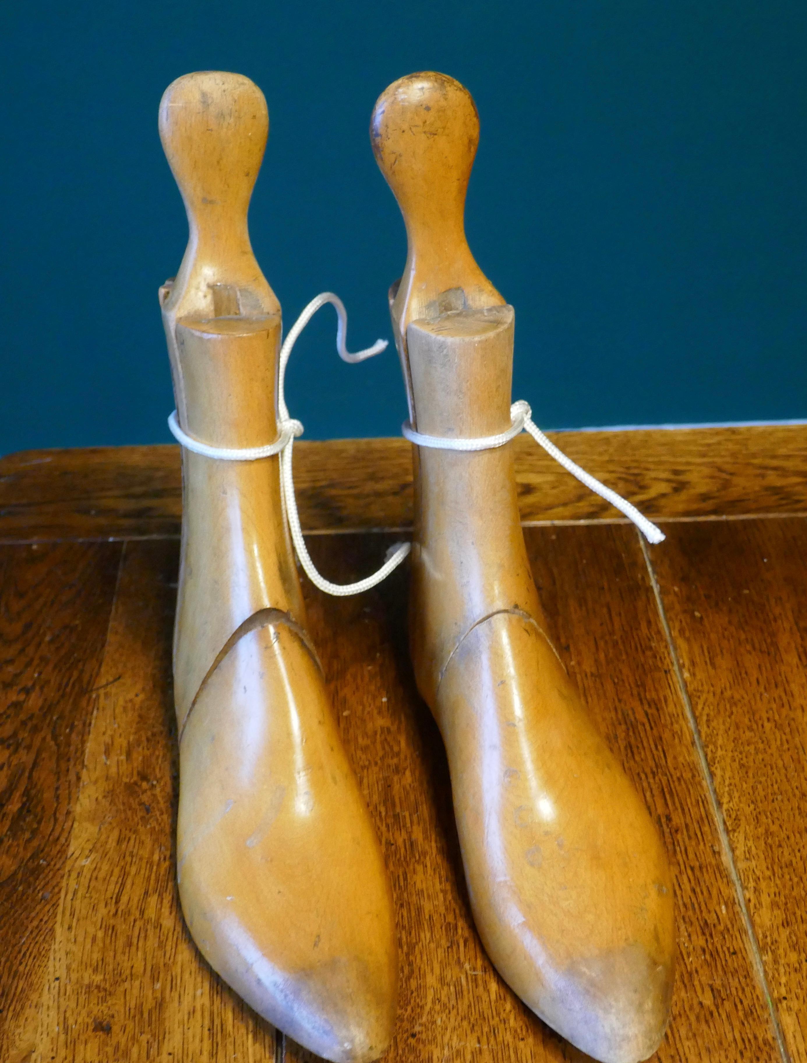 19th Century Ladies Treen Ankle Boot or Shoe Stretchers

A great looking pair, made in Golden Beech, the stretchers come into 3 and are easy to use
The Stretchers are in very good vintage condition and a great display piece

The stretchers are