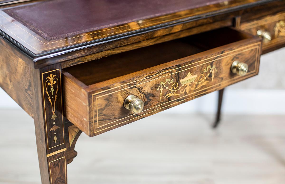 19th Century Lady’s Desk Veneered with Rosewood 6
