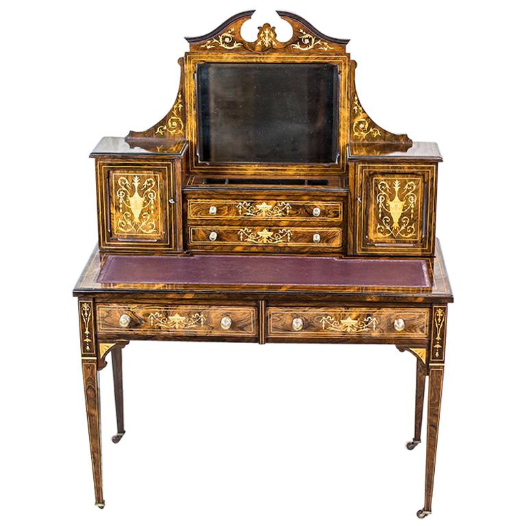 19th Century Lady’s Desk Veneered with Rosewood