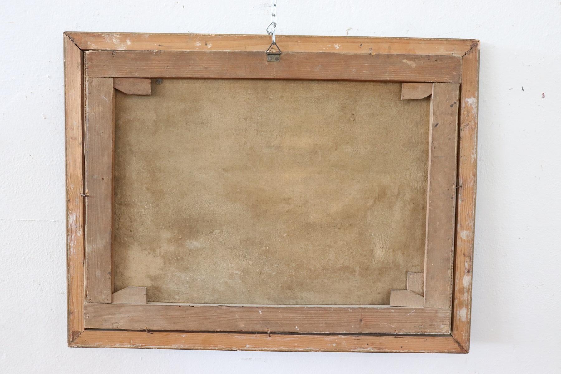 Lake Landscape with Golden Frame For Sale 3
