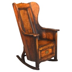 Antique 19th century lambing chair