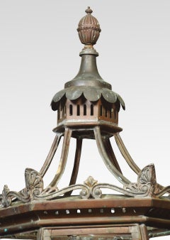 19th century lamp post lantern