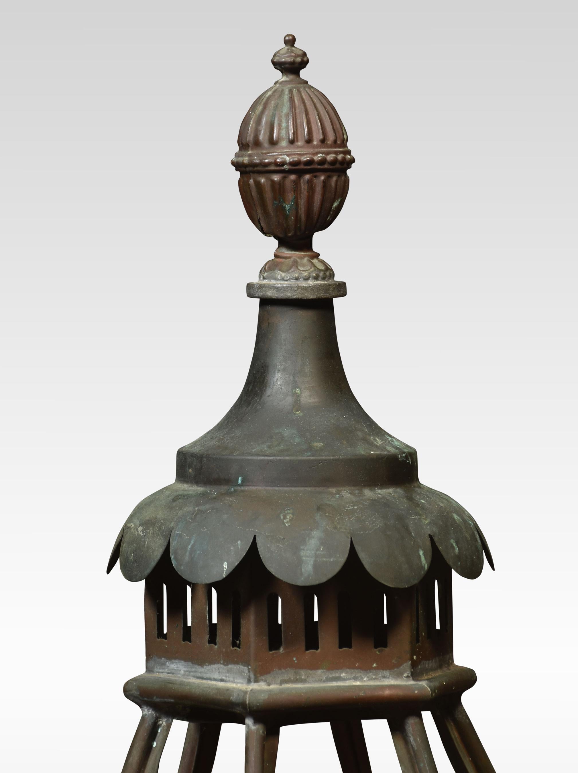 19th century lamp post lantern 1
