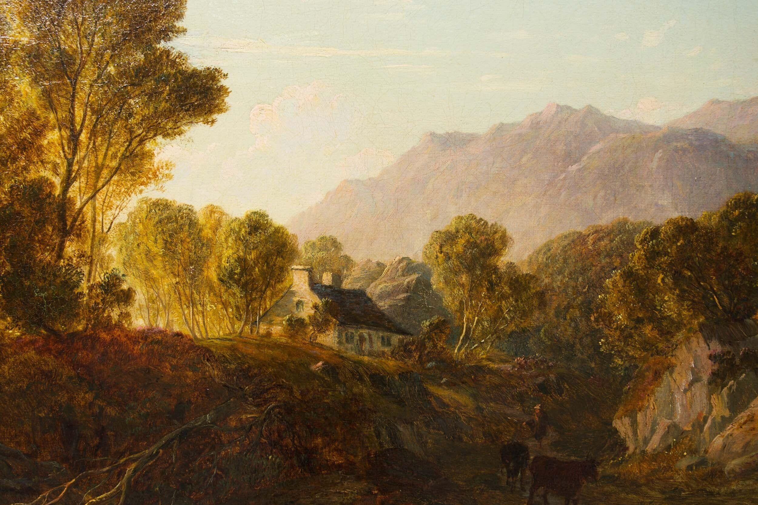 Canvas 19th Century Landscape Painting 