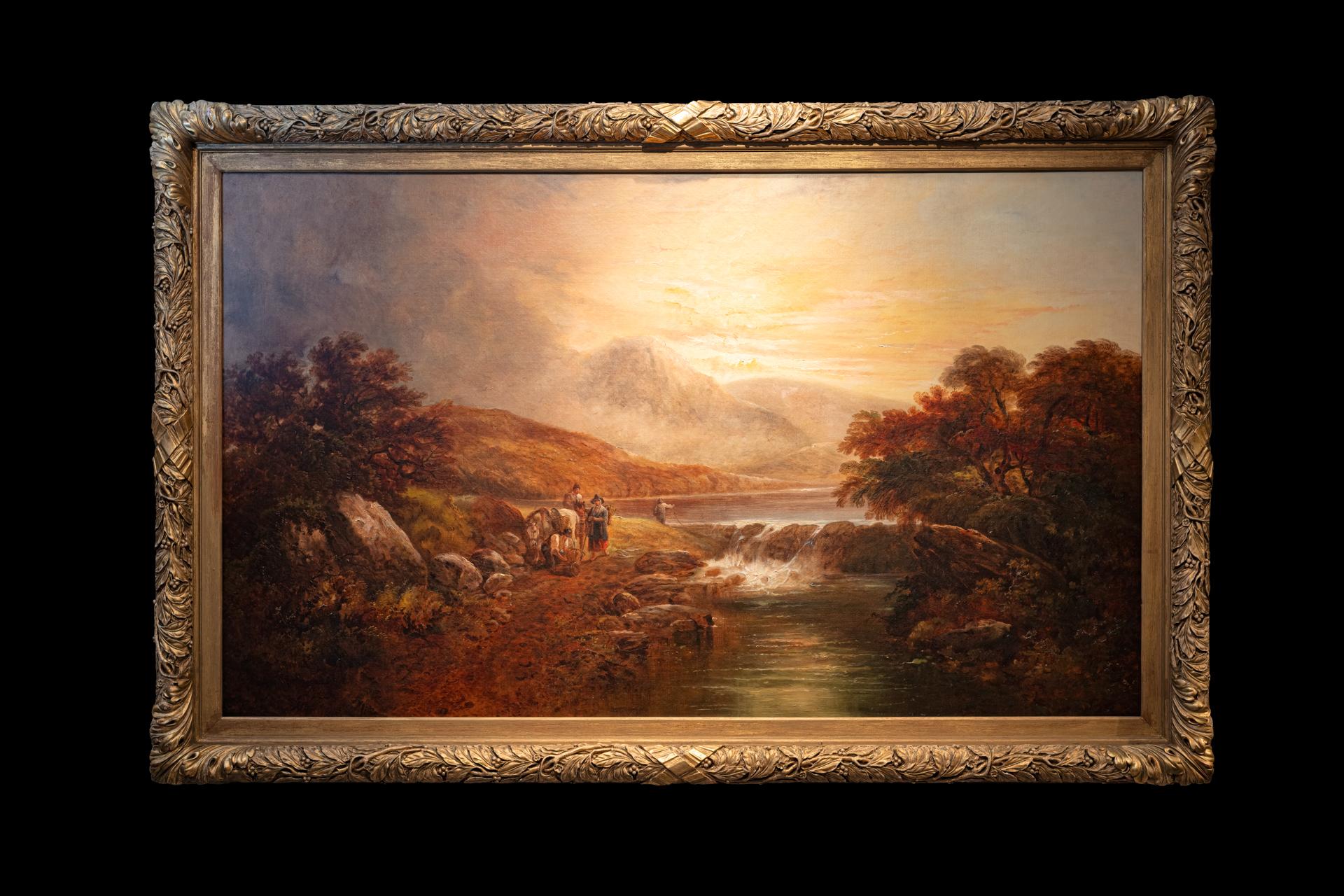 Beautiful painting in original gilt frame.

Artist: John Joseph Barker (1824-1904) - British

Medium: Oil On Canvas, In Original Gilt Frame.

Signed: Lower Left, 