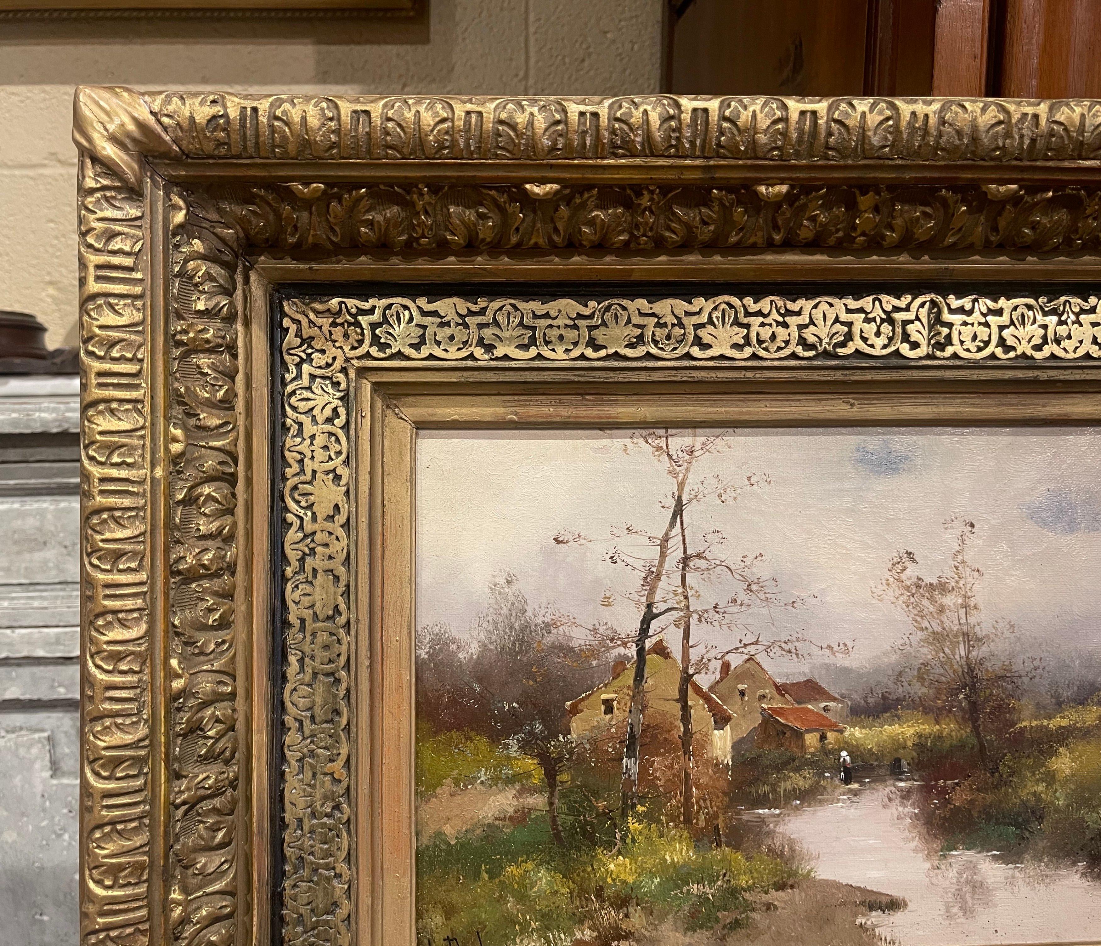  19th Century Landscapes Paintings Signed Dupuy for E. Galien-Laloue, Set of Two For Sale 7