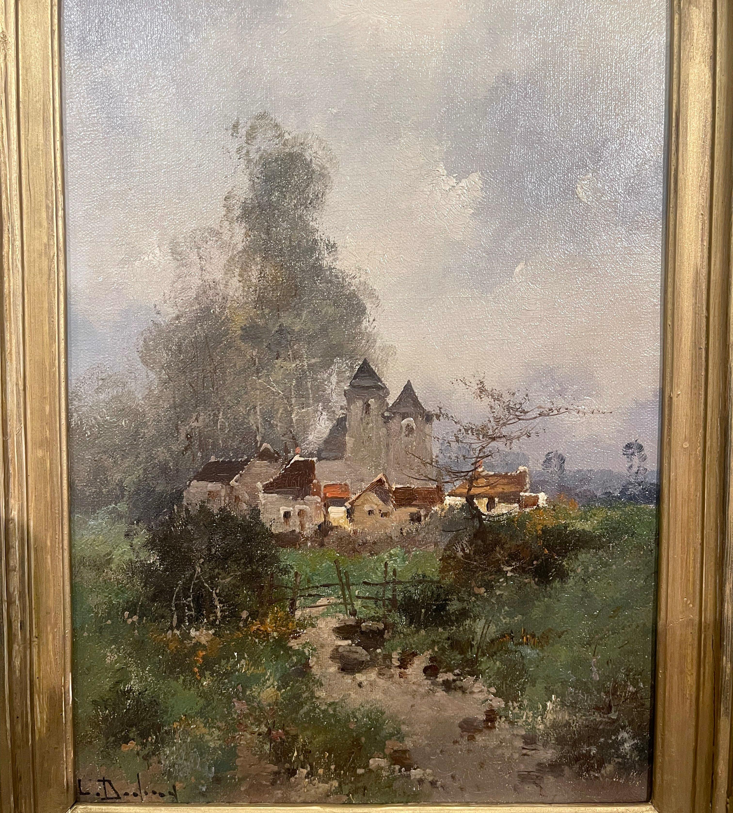 Landschaftsgemälde des 19. Jahrhunderts, signiert Dupuy für E. Galien-Laloue, Zweier-Set im Angebot 2