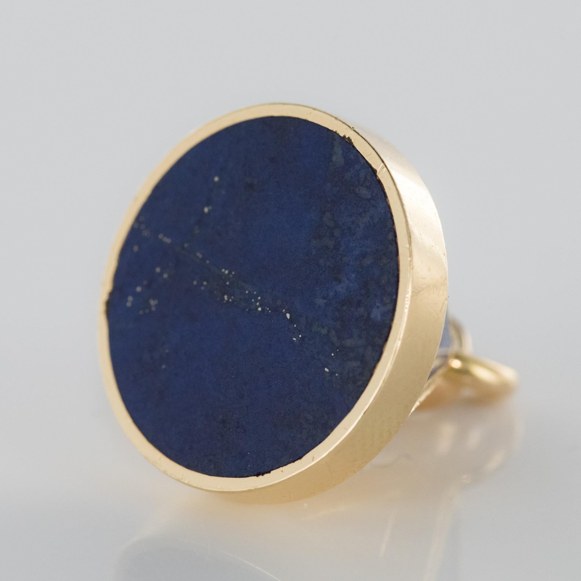 19th Century Lapis Lazuli Natural Pearls Pendant Necklace 7