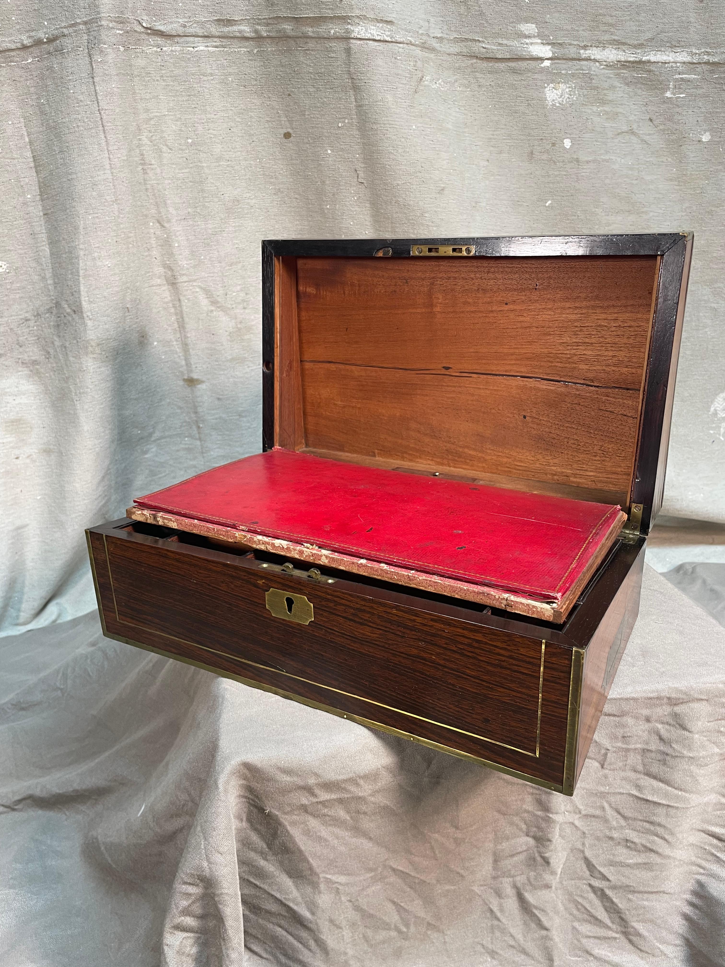 This 19th century laptop is also known as a writing slope, or a lap desk! It became wildly popular in the 19th century because a 