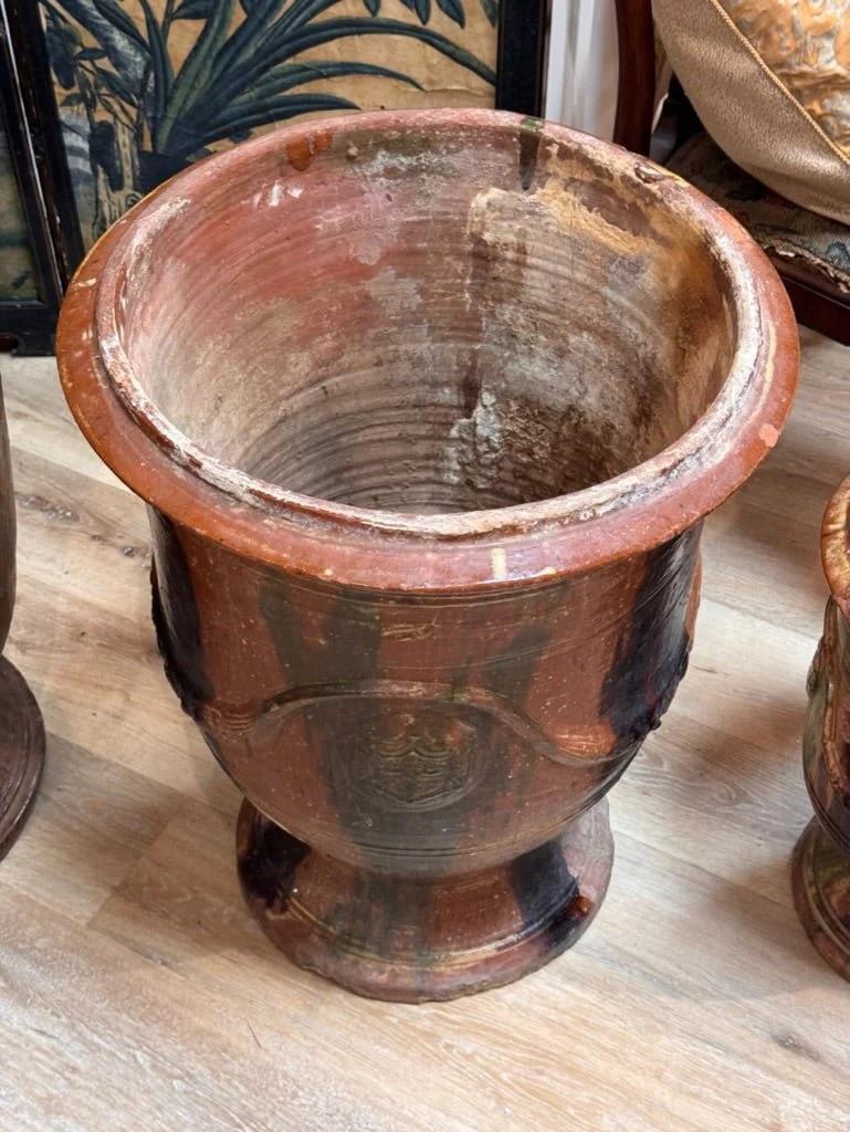 19th Century Large Anduze planter, signed Boisset Anduze In Good Condition For Sale In Charlottesville, VA
