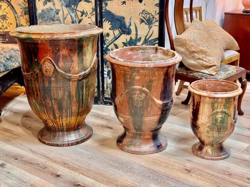19th Century Large Anduze planter, signed Boisset Anduze For Sale 2