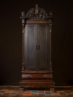 19th century Large Antique Burmese Temple Cabinet from Burma - Original Buddhas