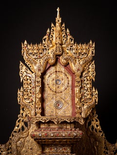 19th century Large Antique Burmese Throne from Burma