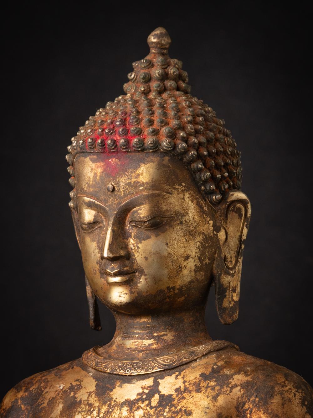 19th century Large antique Nepali Buddha statue Abhaya mudra - Originalbuddhas In Good Condition For Sale In DEVENTER, NL
