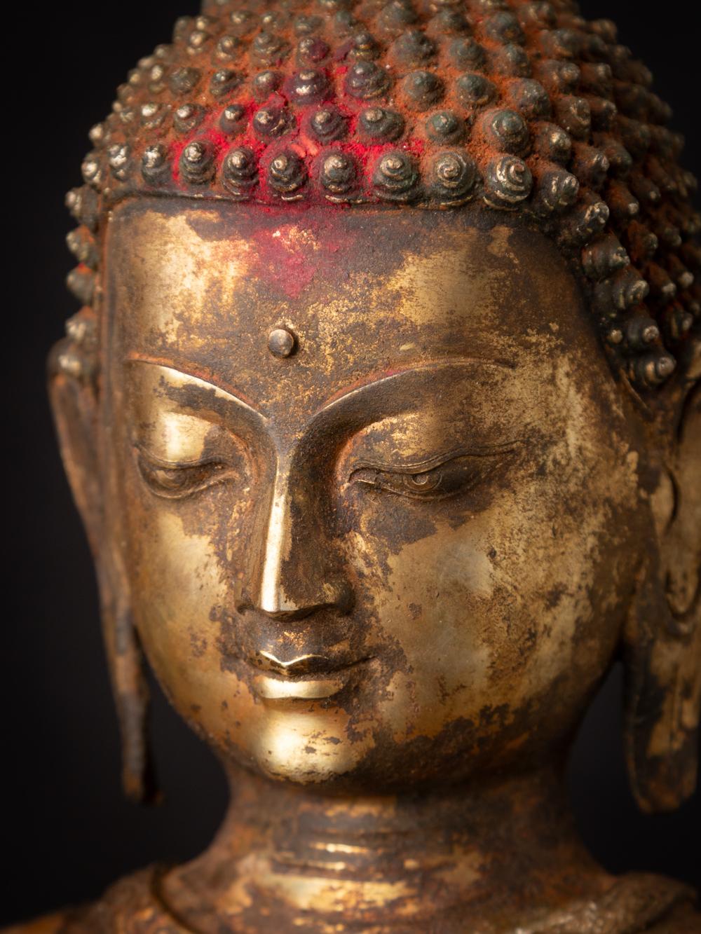 19th century Large antique Nepali Buddha statue Abhaya mudra - Originalbuddhas For Sale 2