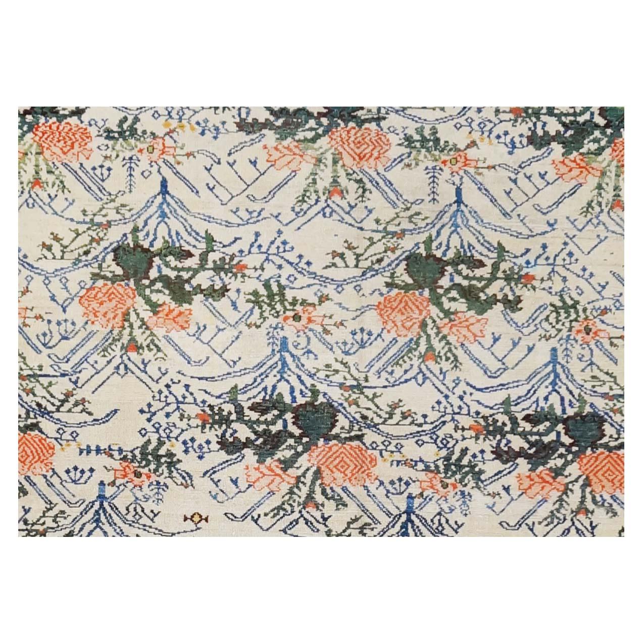 Grand tapis persan ancien Malayer tissé à la main, 19e siècle en vente 1