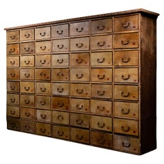 19th Century Large Apothecary Multi Drawer Cabinet from Vancouver Chinatown