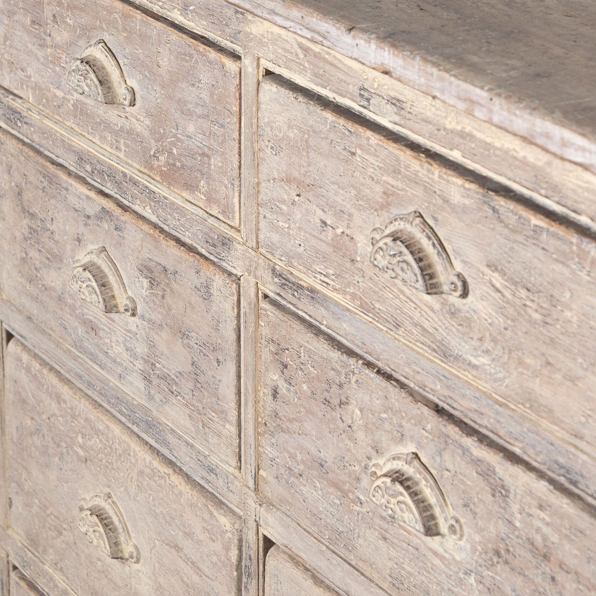 British 19th Century Large Bank of Drawers For Sale