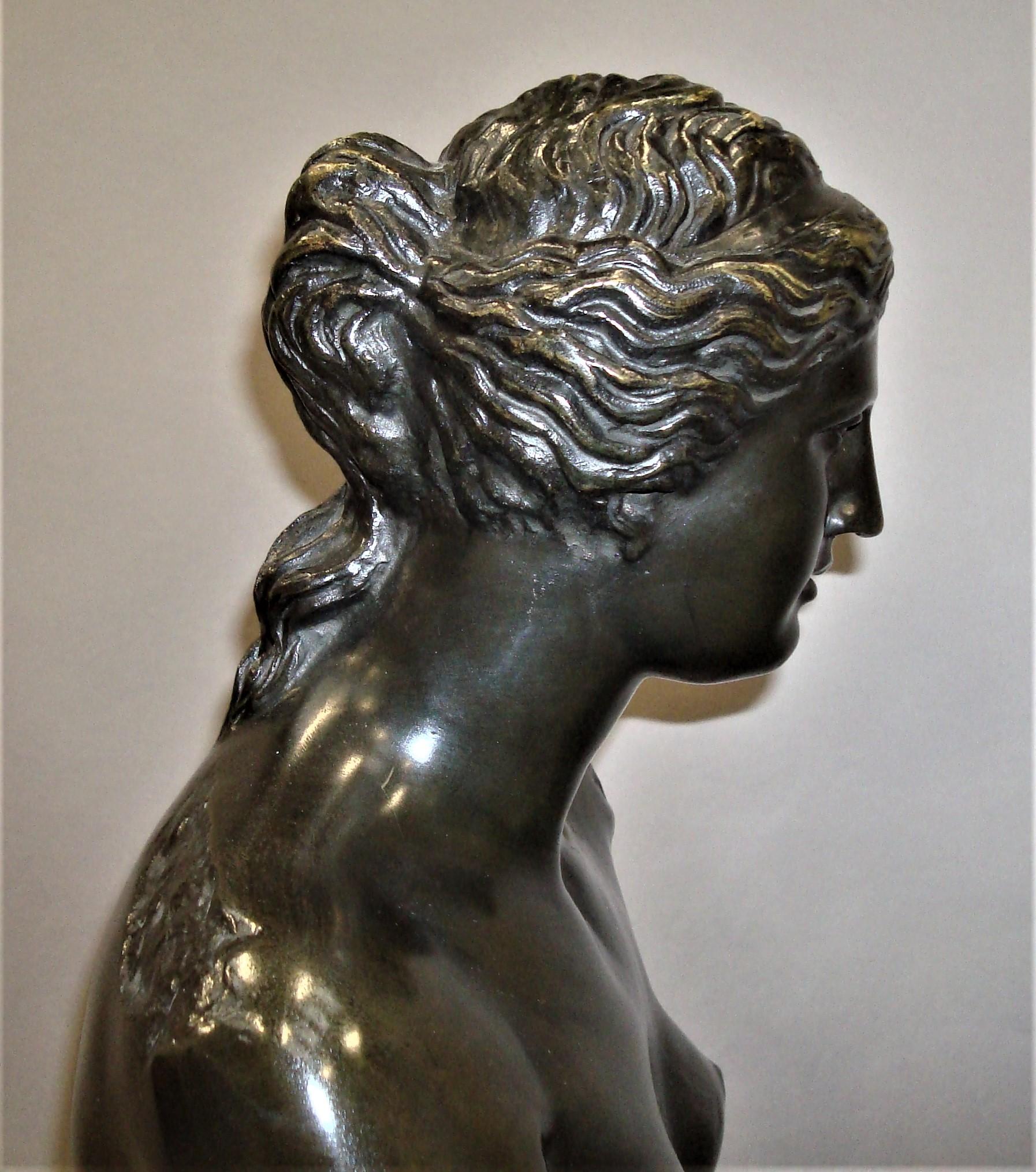 19th Century Large Bronze Grand Tour Sculpture of Venus de Milo For Sale 12