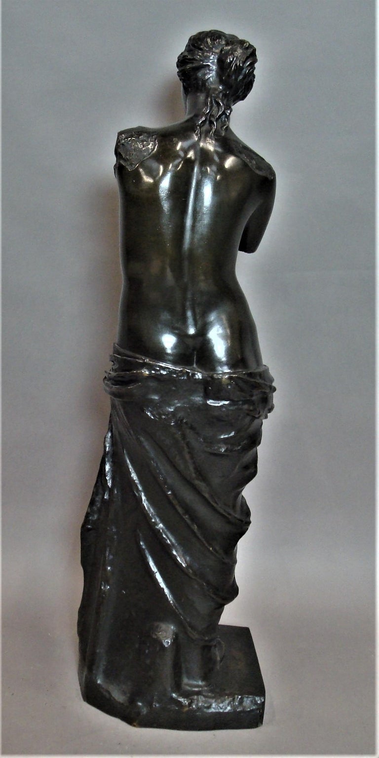 19th Century Large Bronze Grand Tour Sculpture of Venus de Milo For