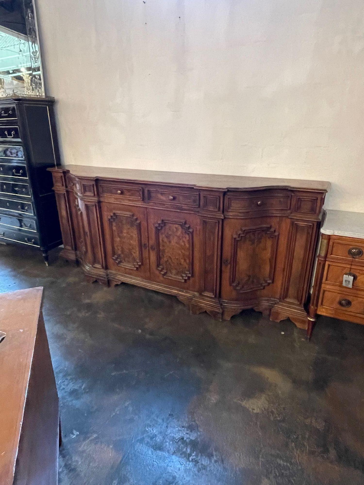 19th Century Large Carved Tuscan Sideboard For Sale 2