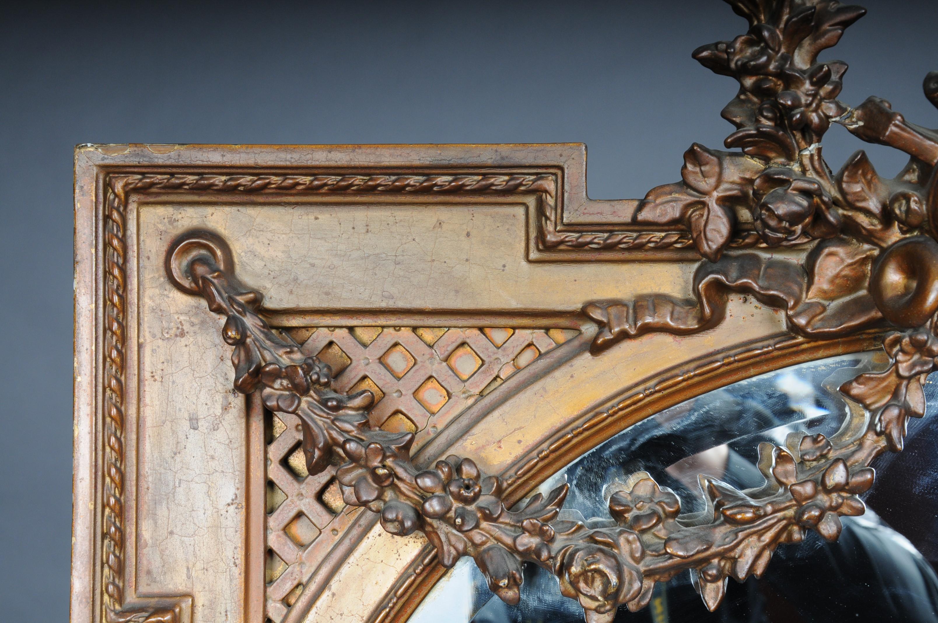 19th Century, Large Classicism Wall Mirror For Sale 3
