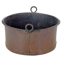 Used 19th Century large copper cooking vessel
