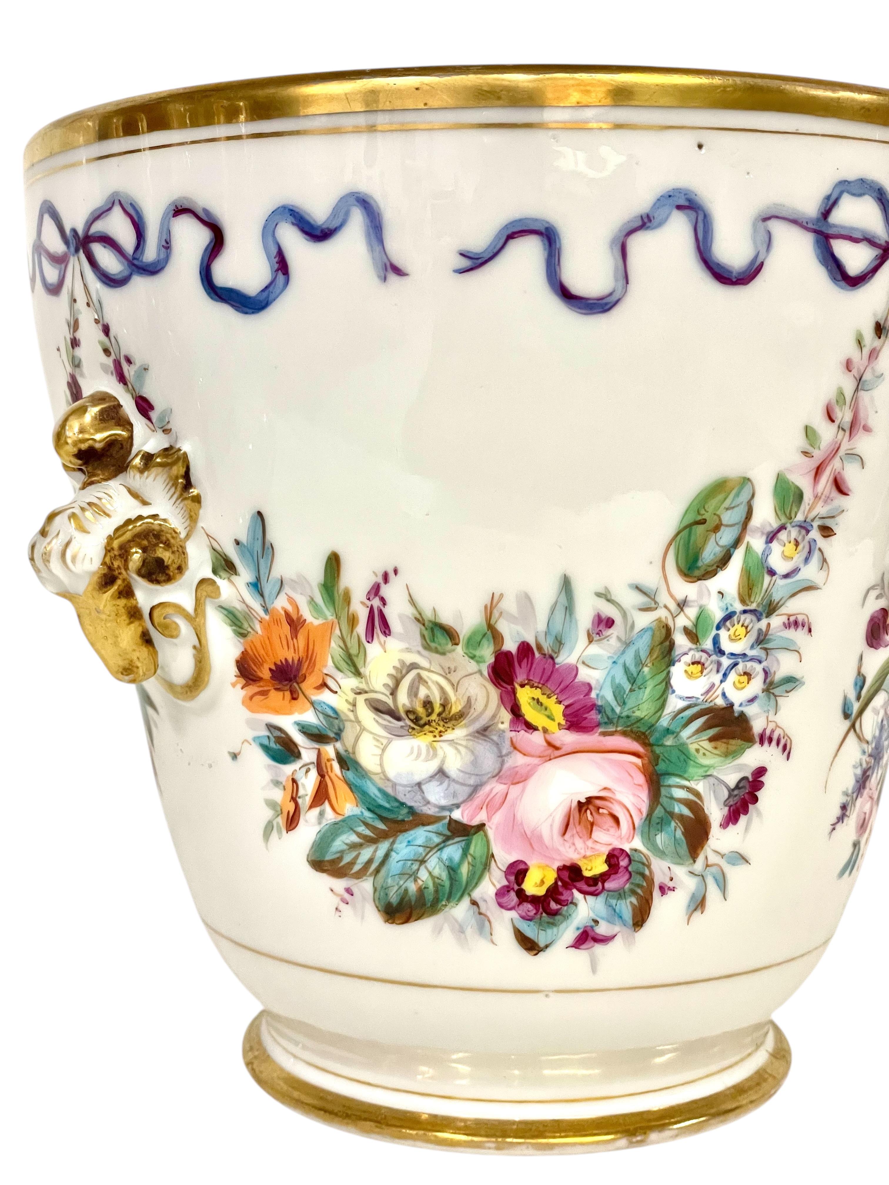 Vaso o cache-pot del XIX secolo Luigi XVI policromato in vendita 3