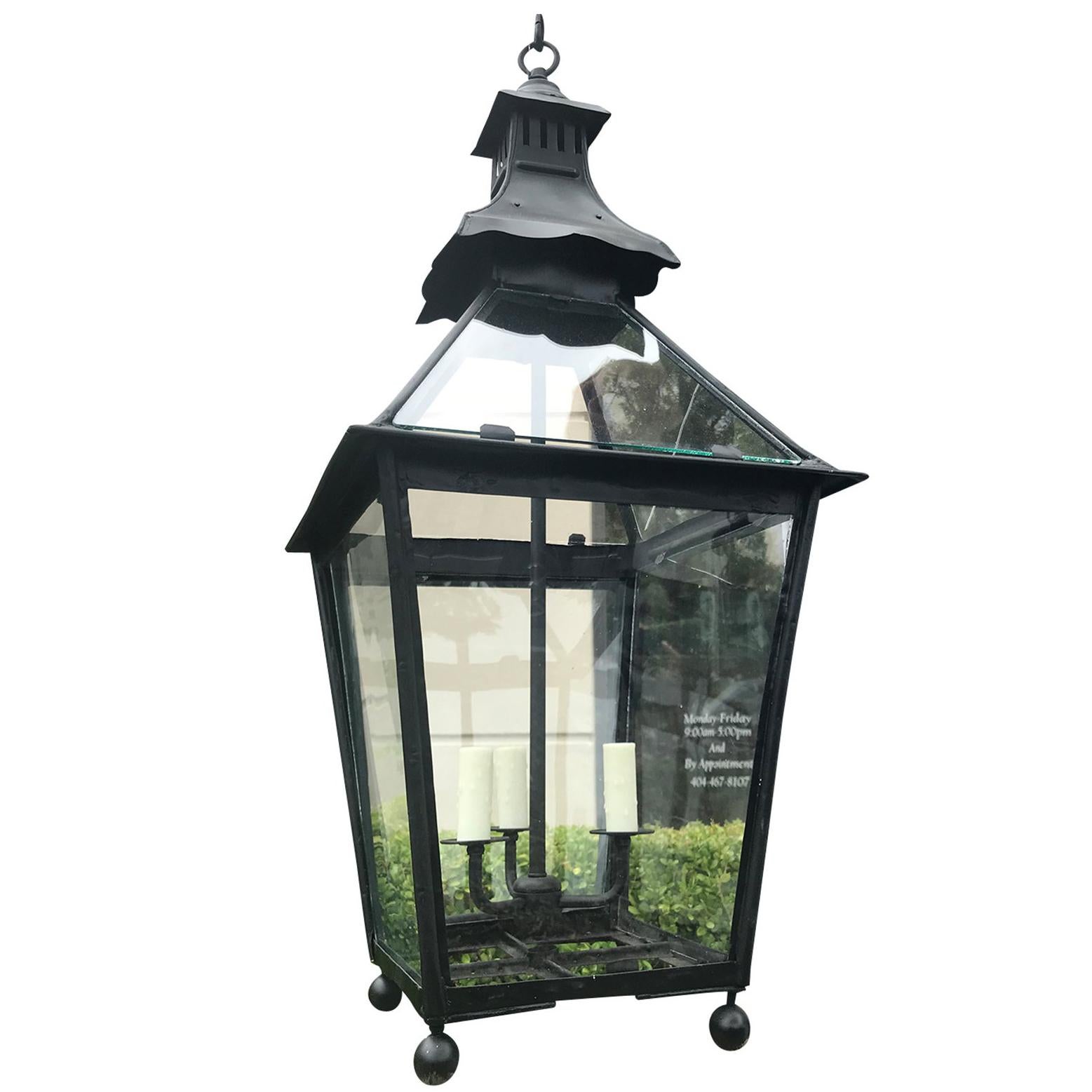 19th Century Large English Lantern