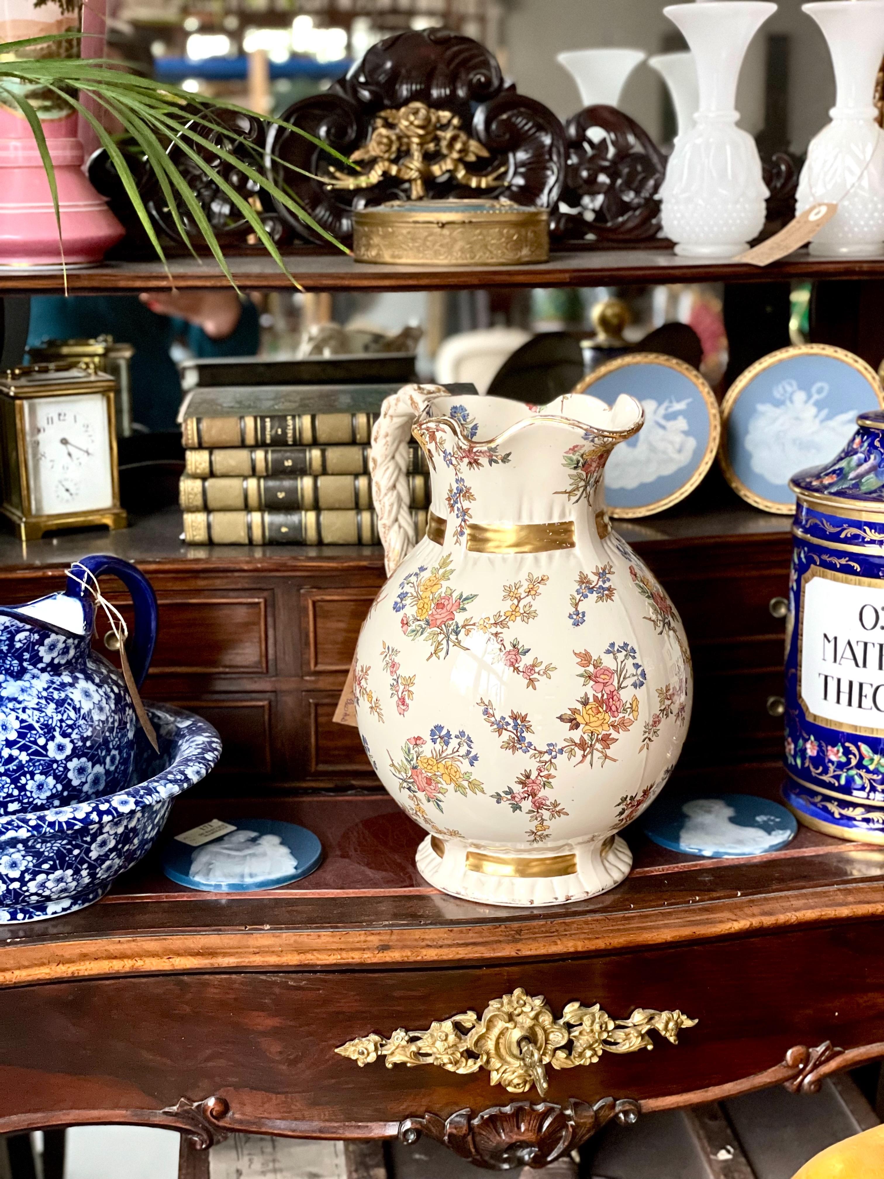 19th Century Large Faience Pitcher For Sale 7