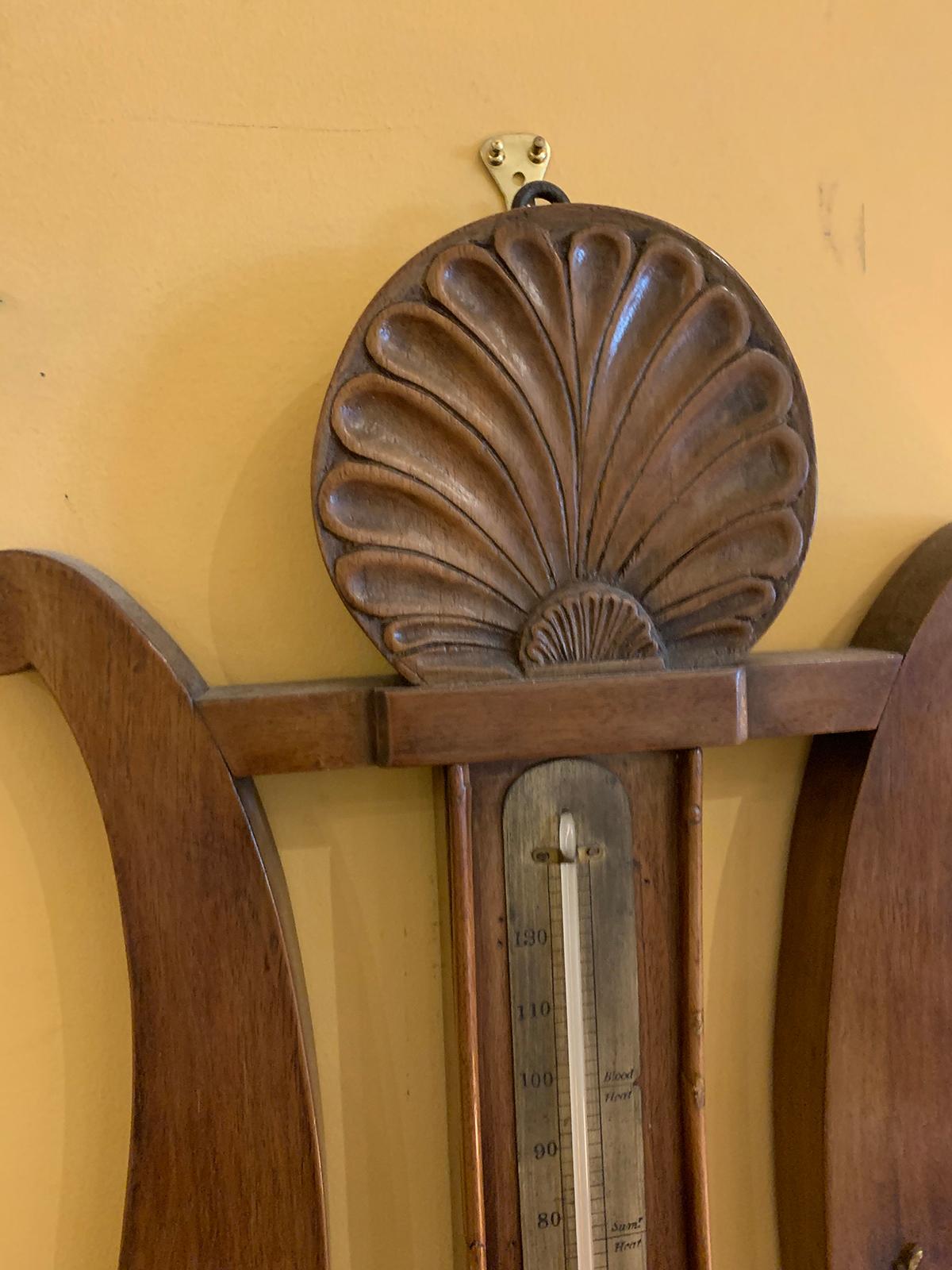 19th Century Large French Empire Barometer In Good Condition In Atlanta, GA