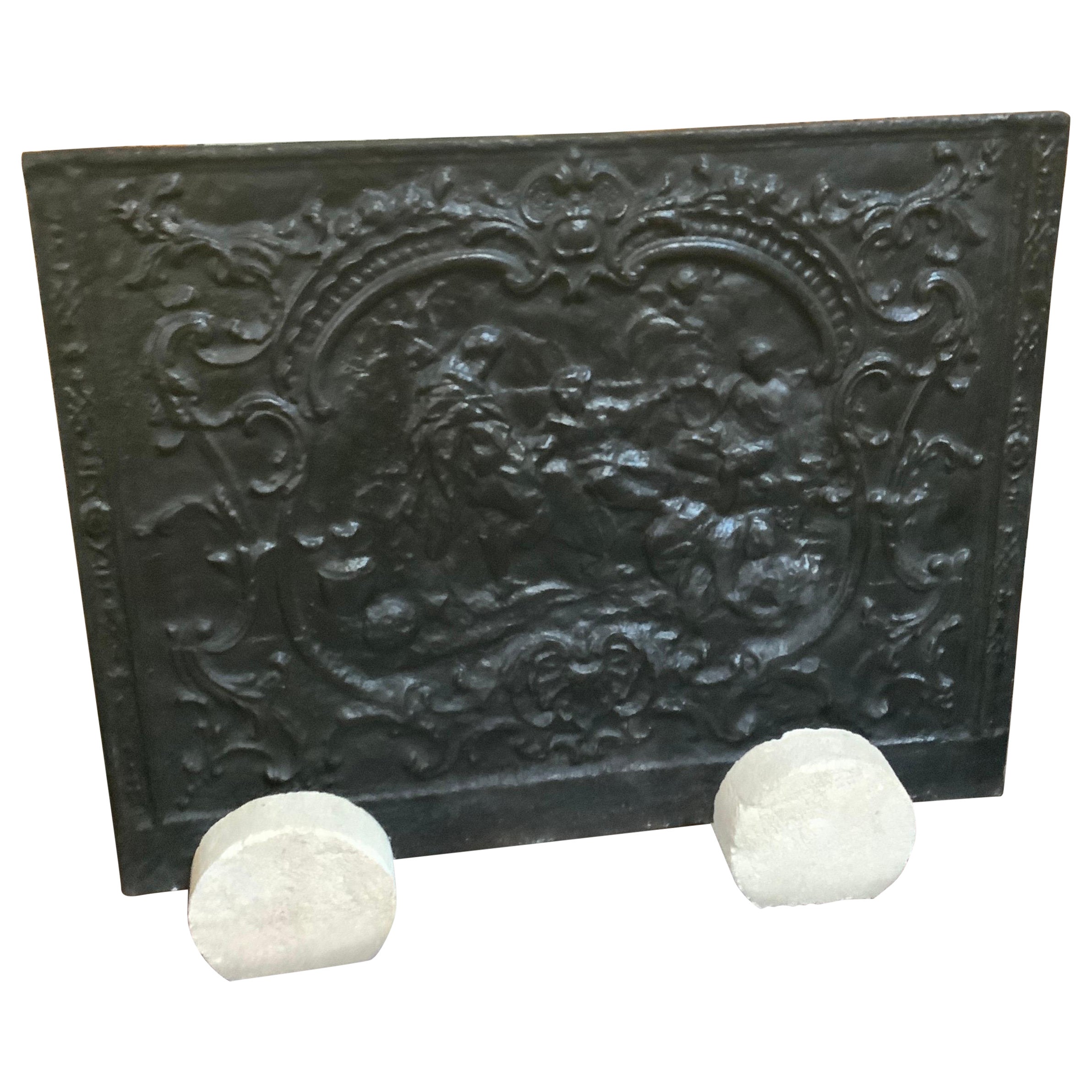 19th Century Large French Fireback