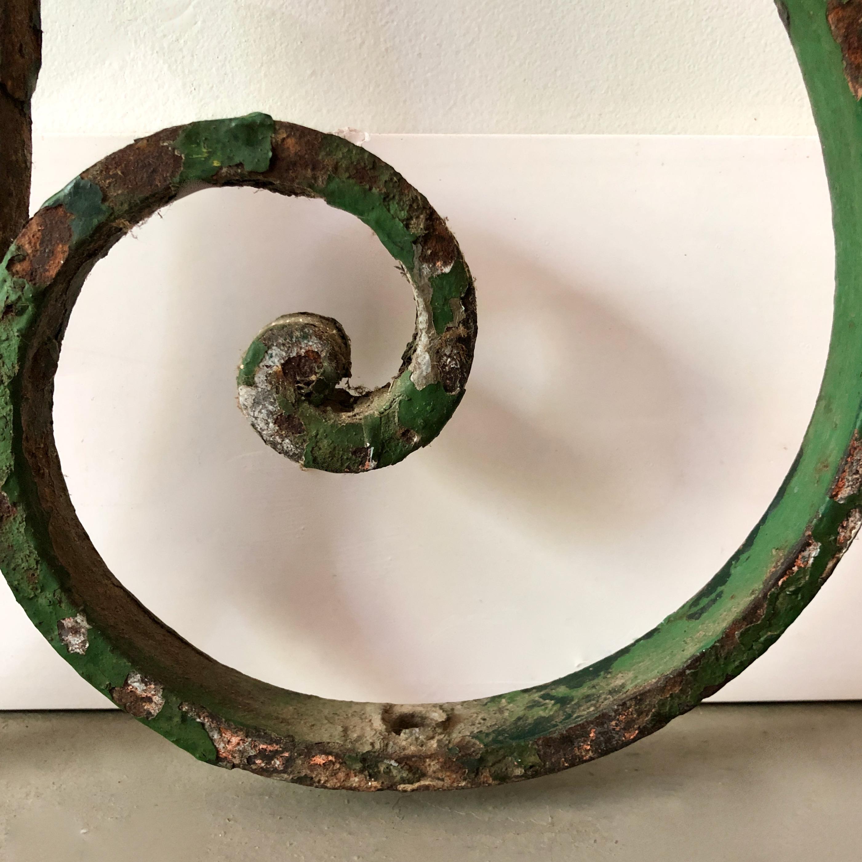 19th Century Large French Iron Cate Pediment For Sale 6