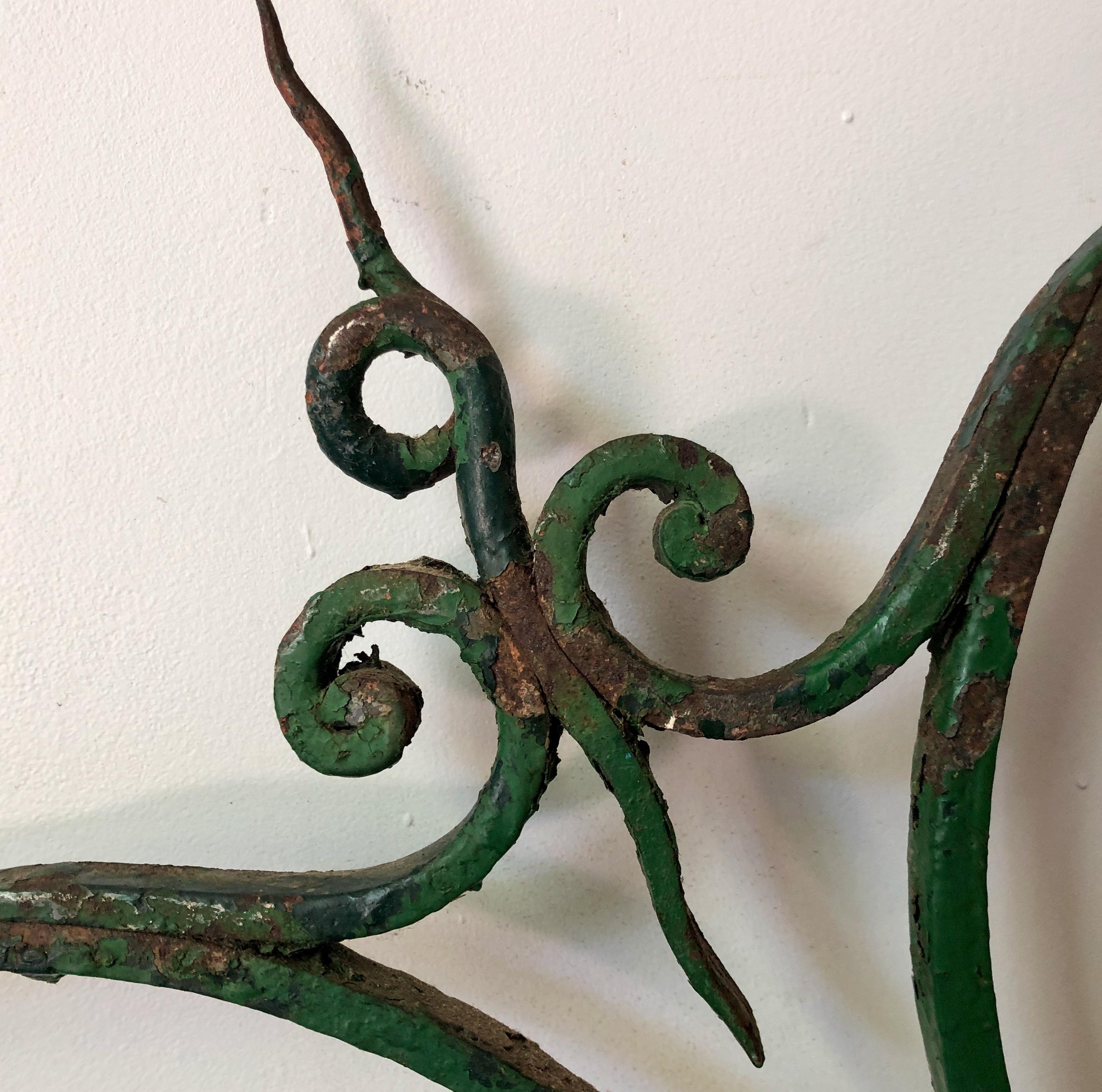 19th Century Large French Iron Cate Pediment For Sale 2