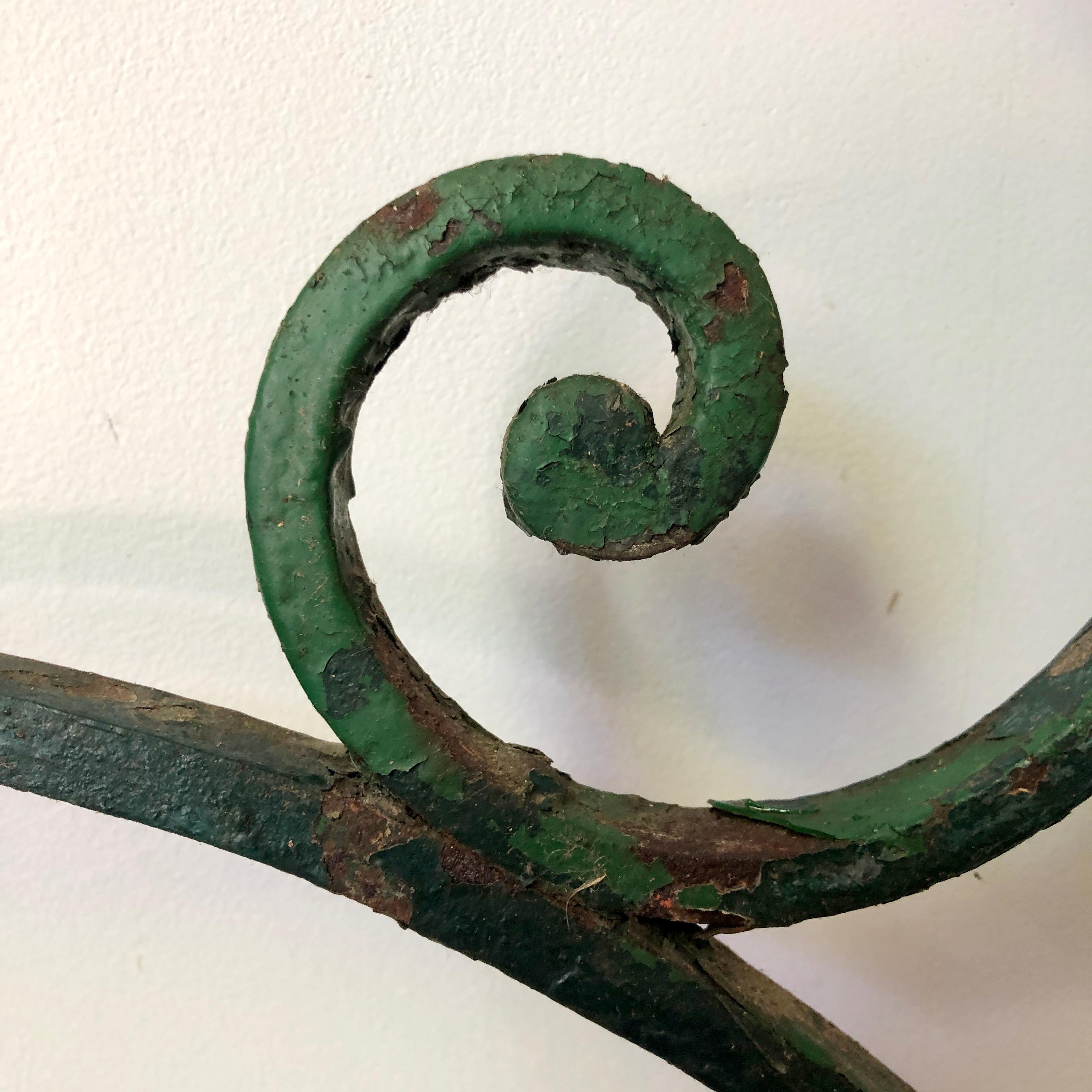 19th Century Large French Iron Cate Pediment For Sale 3