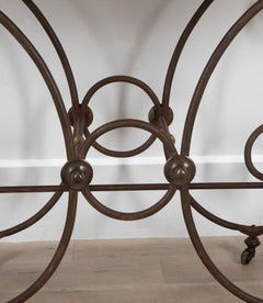 19th Century Large French Patisserie Presentation Table
