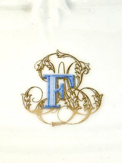 19th Century Large French Porcelain Tureen, Blanc Marseille