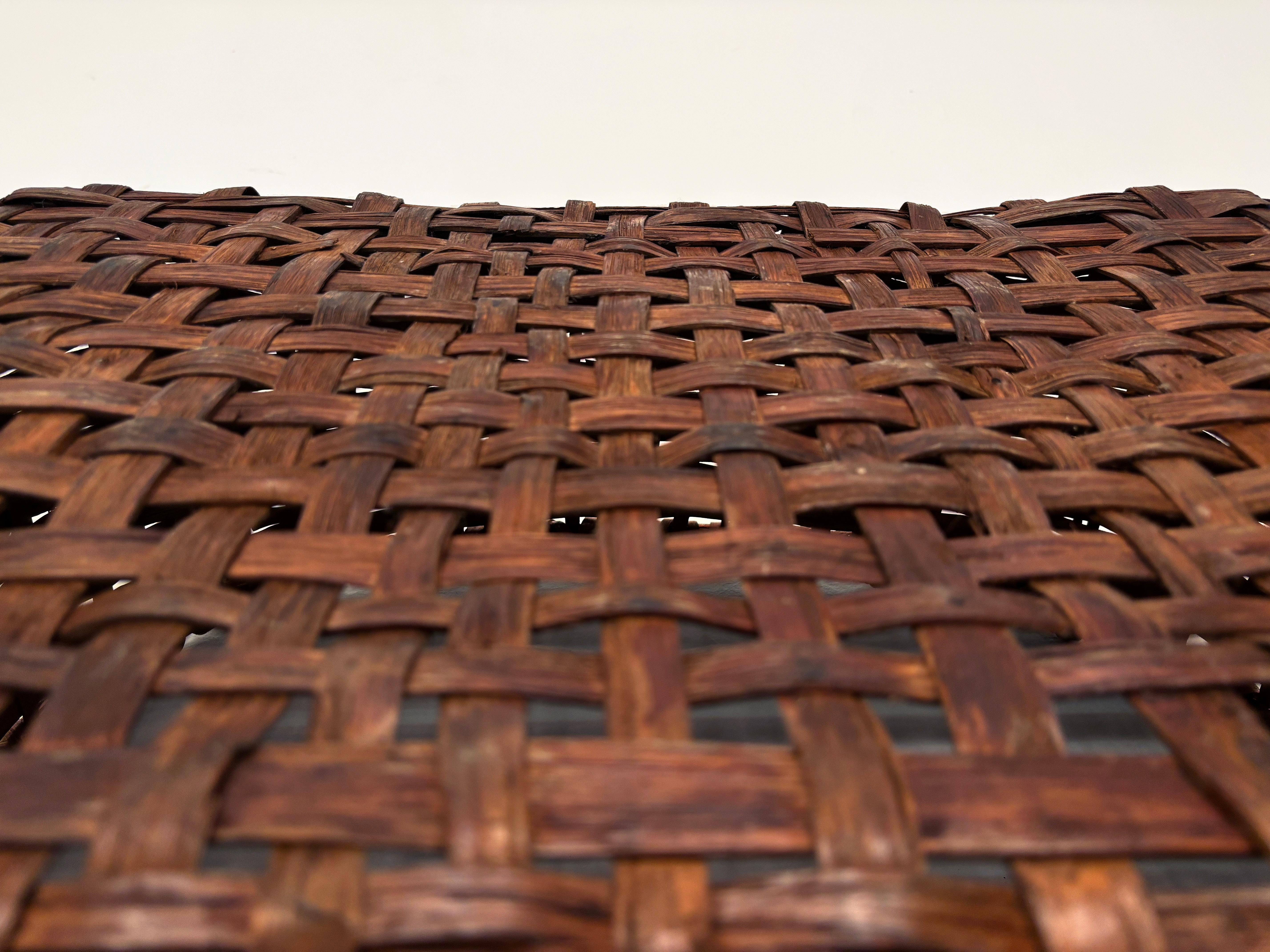 19th Century Large Gathering Basket 3