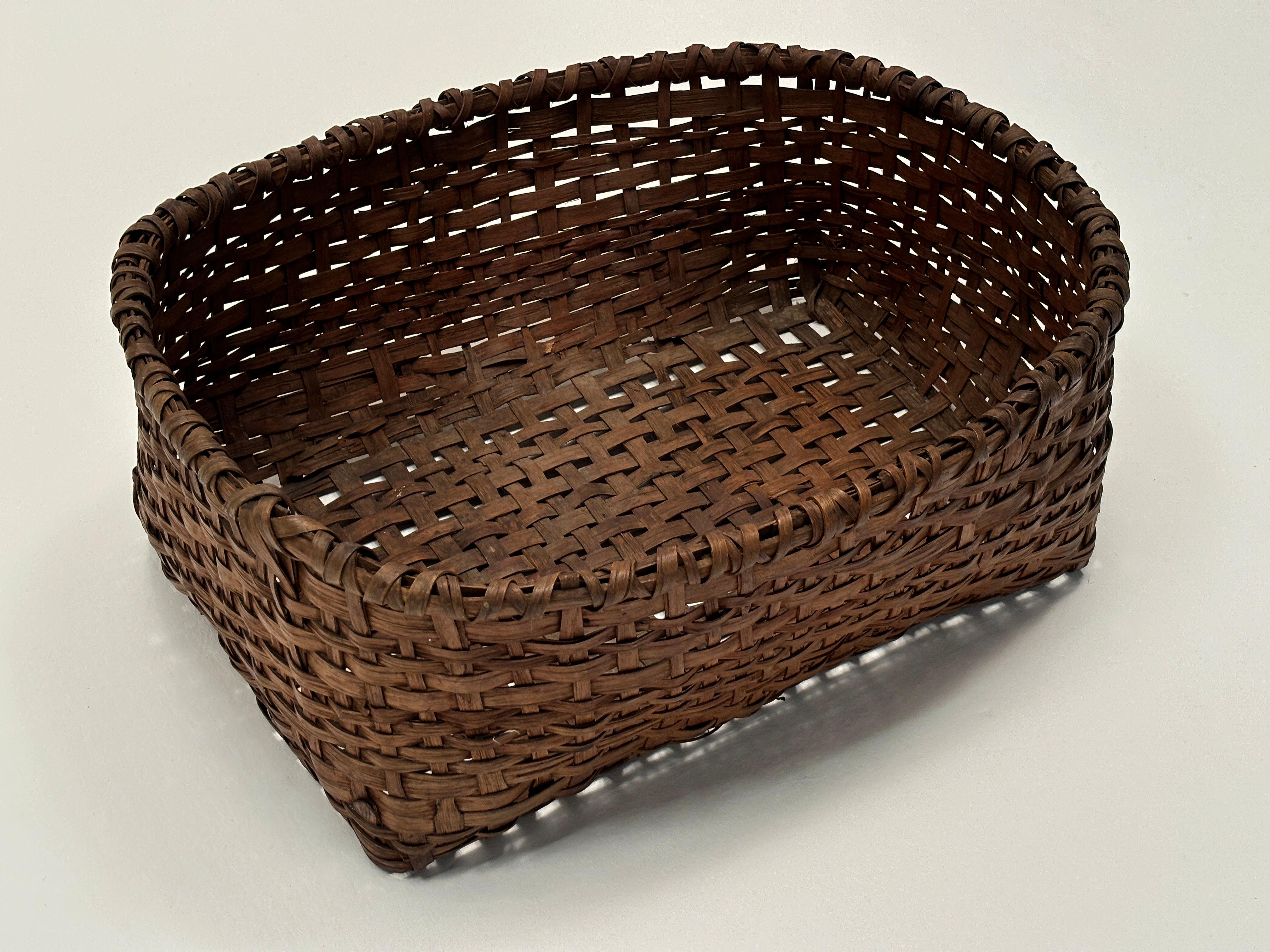 19th Century Large Gathering Basket 7