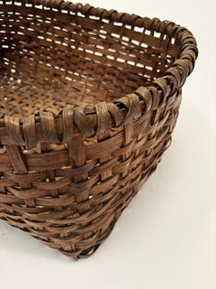 19th Century Large Gathering Basket