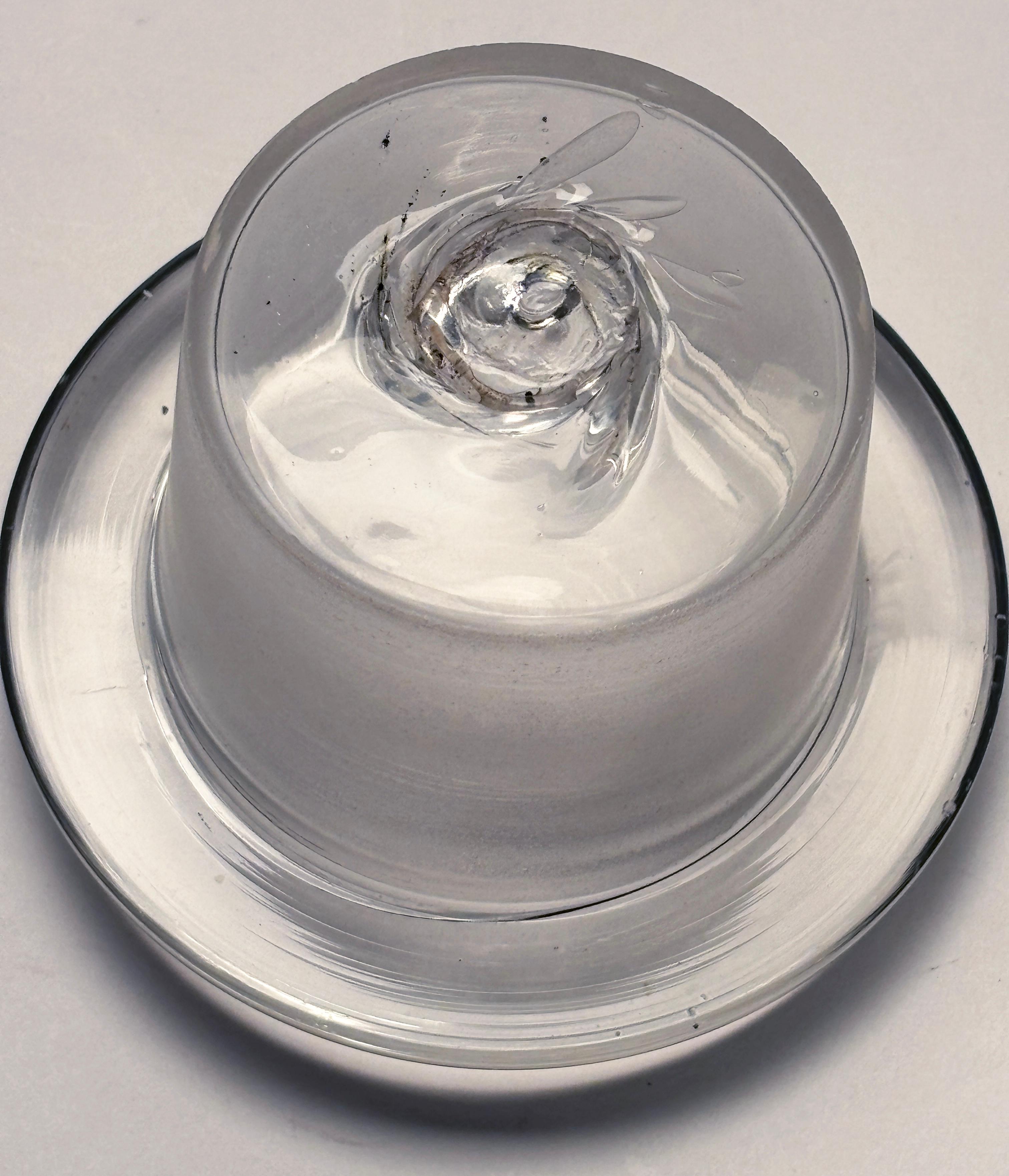 19th Century Large Glass Apothecary Jar with Lid For Sale 4