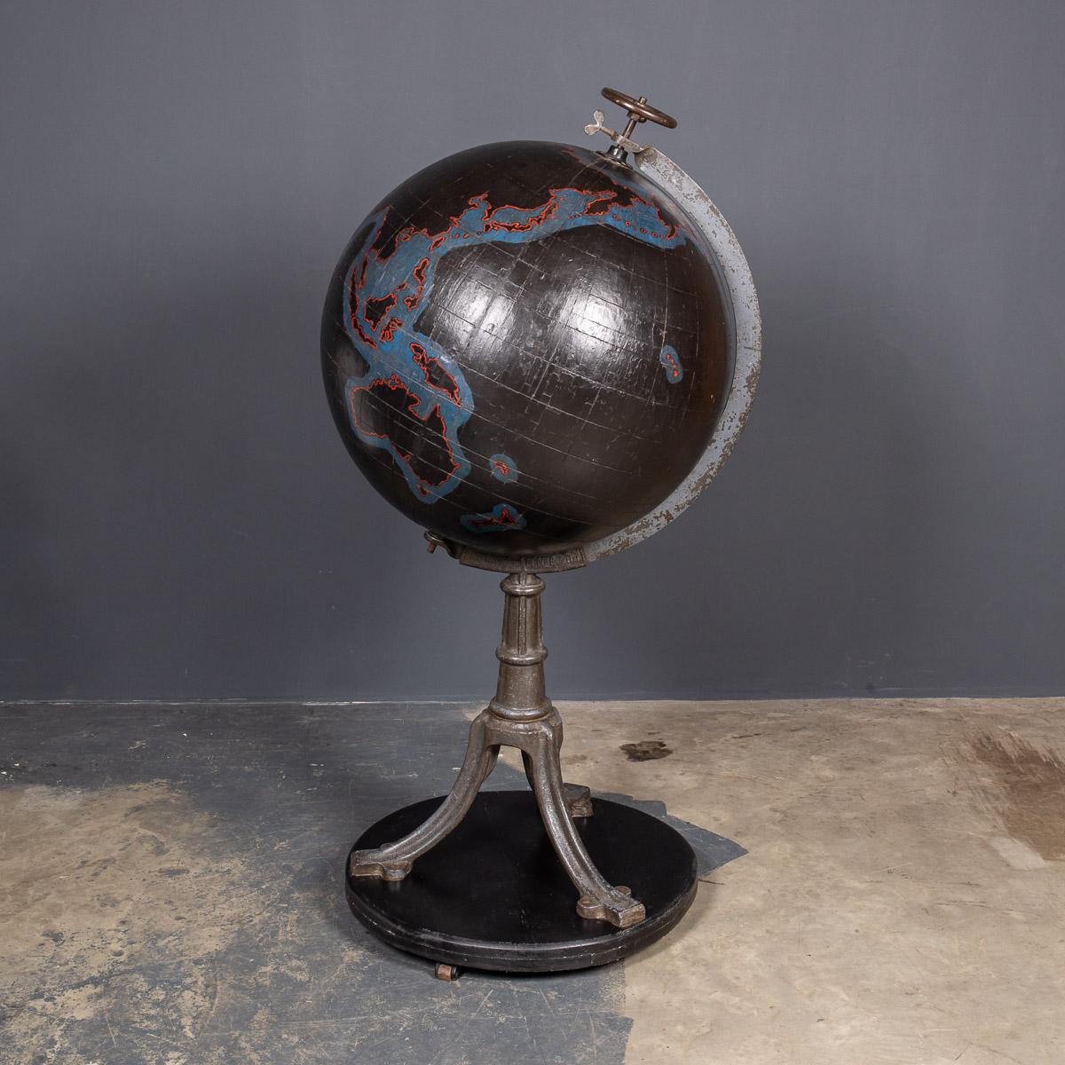 Belgian 19th Century Large Globe for Brussels National Institute of Geography, c.1890